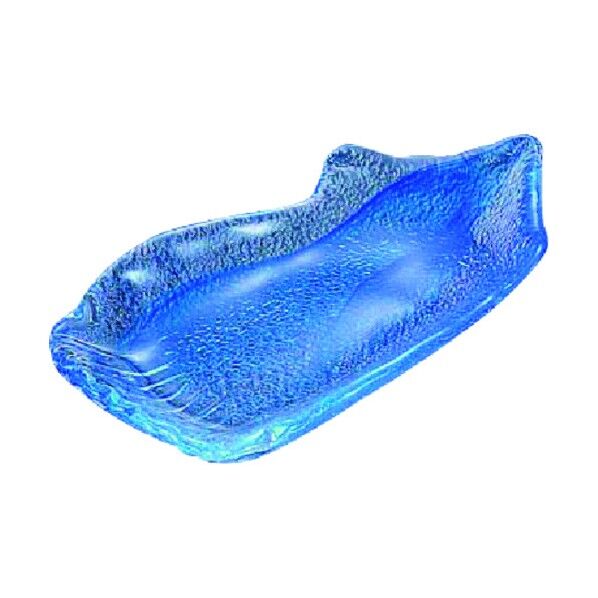 カンダ ガラス製 イカ皿 SA153-2BL RIK01 1個