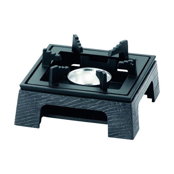 マイン アルミ民芸コンロ A-1 M11-096 黒 QMV1102 1個