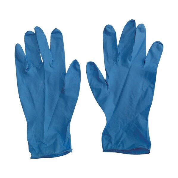 フジラテックスグローブ粉無青 S 689800 100枚