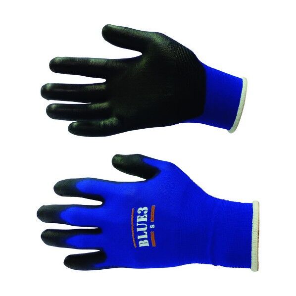 ウレタン背抜き手袋 ブルースリーPU18G