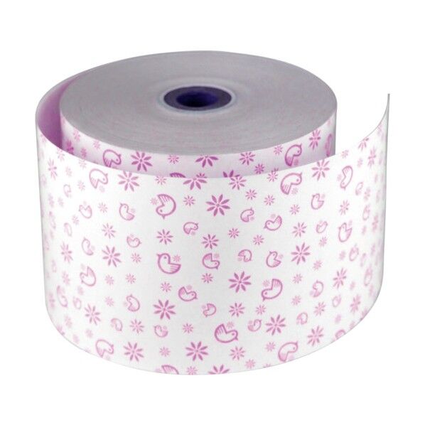ファンシーレジ用紙 58mm幅 ファンタジー ピンク 50巻入 6300027982 1セット