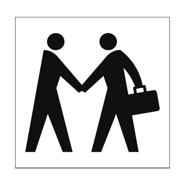 JISピクトサイン ミーティングポイント 150角 6300001218 1点