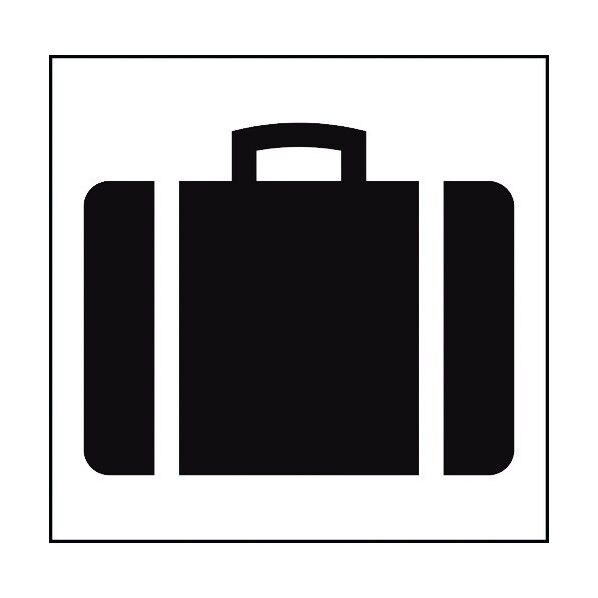 JISピクトサイン 手荷物受取所B 150角 6300001273 1点