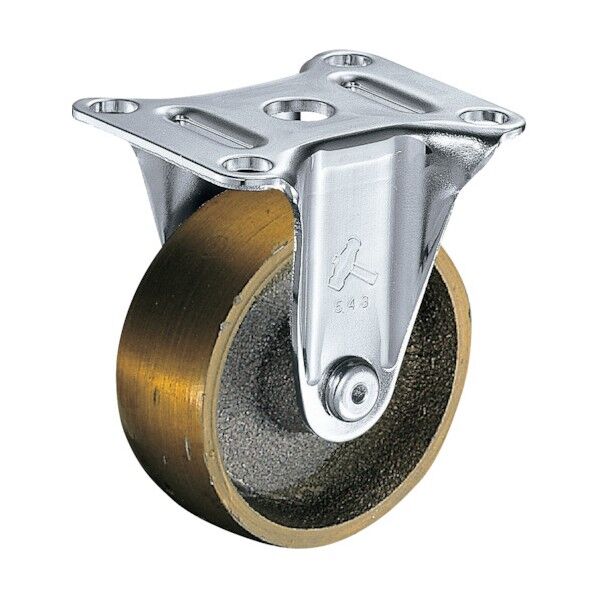 Gシリーズ固定イモノ車75mm 平戸車 420GRPC75 1個