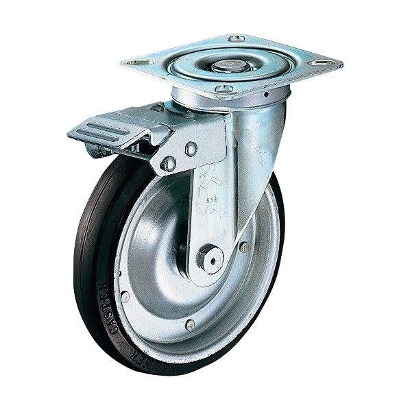 400Sシリーズ方向規制自在ゴムB車200mm 平戸車 400FASRB200 1個