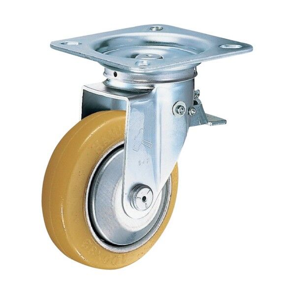 400Sシリーズ方向規制自在ウレタン車125mm 平戸車 400F0SURB125 1個