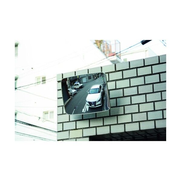 ガレージミラー 400×300mm フレーム:グレー GMHG-431