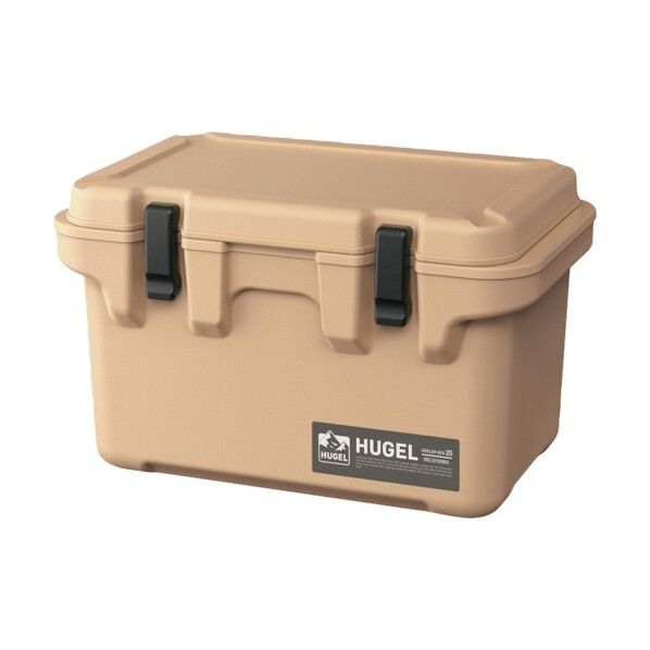 290518 HUGEL クーラーボックス ベージュ 20L TC-20-BE 1点