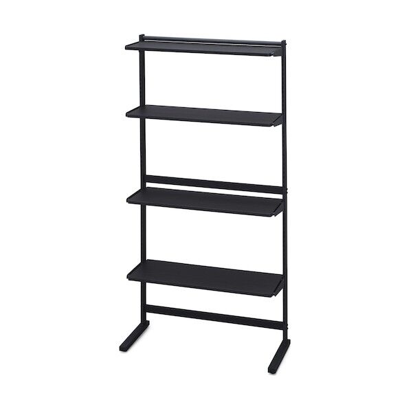 288148 スタイルウォールラック ブラック/ブラック SWR-850-B (288148) 1点