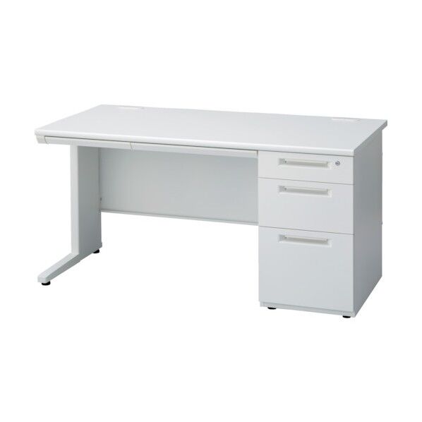 SSD片袖デスク SSD-147K-WH 1点