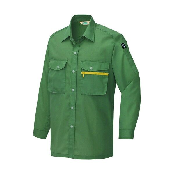 長袖シャツ(男女兼用) 115オリーブ LL 285 1