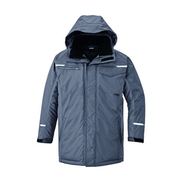 制電防寒コート(男女兼用) 004グレー 5L 9365 1点