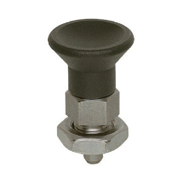 インデックスプランジャー ショートタイプ SUS製 ダブルナット