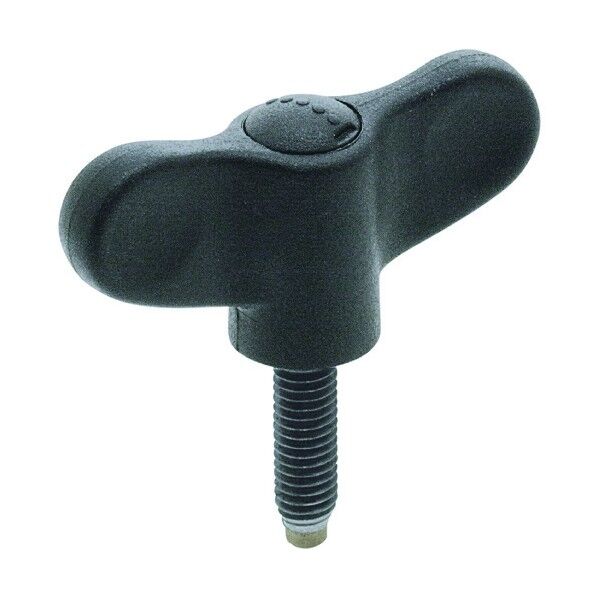 クランプノブ ウイング型 EWN48AX20-BS-BK 1点