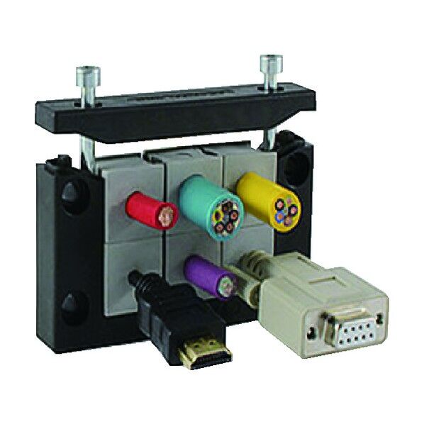 分割式ケーブルエントリーフレーム6個用 KEL-ER10-6-48216 1点