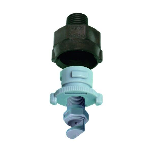 ワンタッチ着脱コネクター INCO ネジ1/4オス×1/8メス INCO 1/4MX1/8F PP(FEPM)+PPS 1点