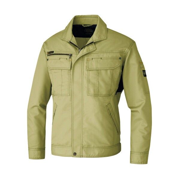 長袖ブルゾン(薄地) 025カーキ 3L 3830 1