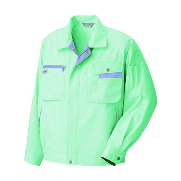 長袖サマーブルゾン(ムービンカット)AZ5320-005クリーンアース×ミストバイオレットB4L 005クリーンアース×ミストバイオレット B4L 5320 1