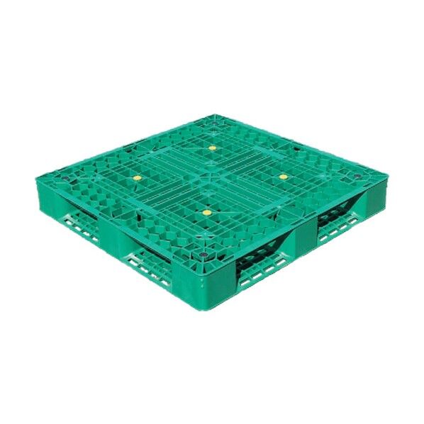 樹脂パレット K-RP-1111 ときわ色 JK-RP-1111-GR 1点