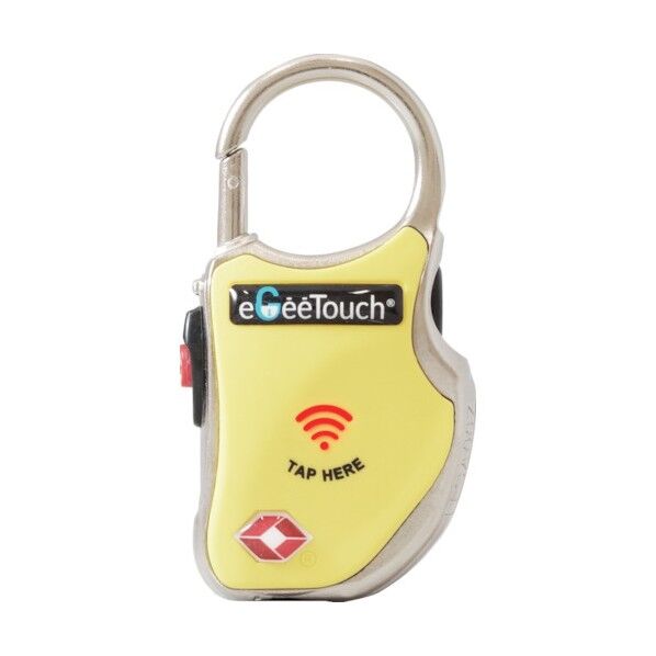 JSB TECH社 eGeeTouchスマートトラベルロック(黄) 5-01000-86 1点...