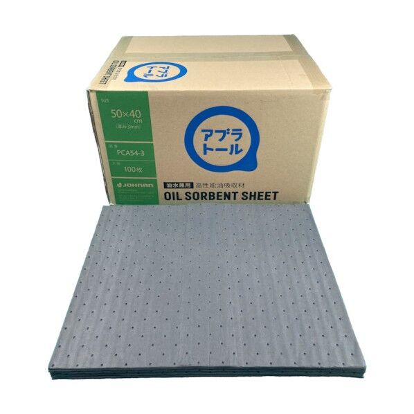 JOHNAN 油吸収材 アブラトール シート 50×40×0.3cm PCA54-3 100枚...