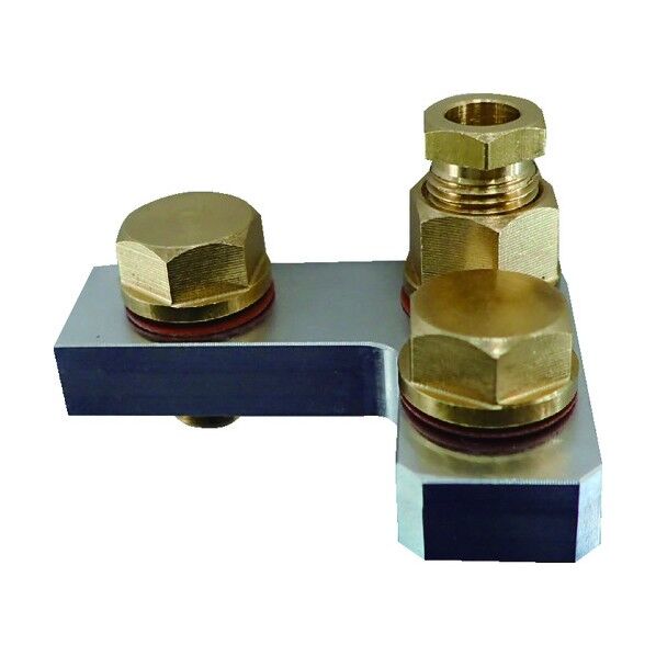 シングル分配弁 補助金具