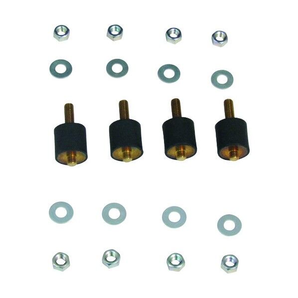 防振ゴム ME-15(M5)ネジ部片側カット ME-15 SCREW PART ONE SIDE CUT 4個