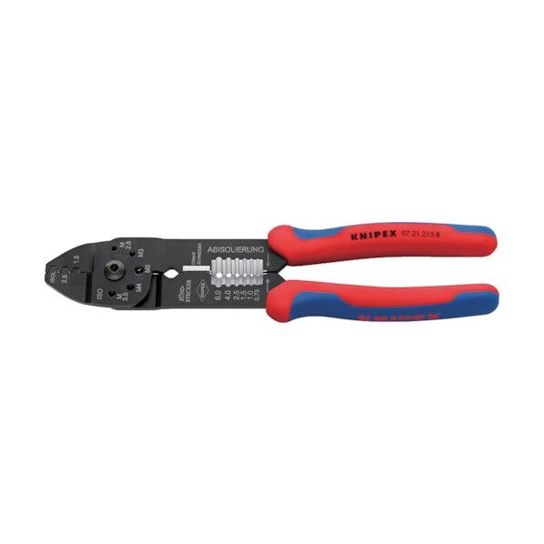 KNIPEX 圧着ペンチ 215mm 97 21 215 B 1点