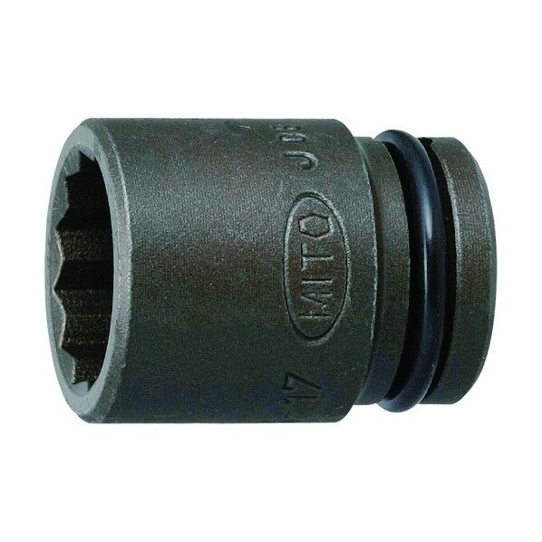 ミトロイ 3/8 インパクトレンチ用 ソケット(12角) 14mm 32 x 21.3 x 21.3 mm P3M-14 1個