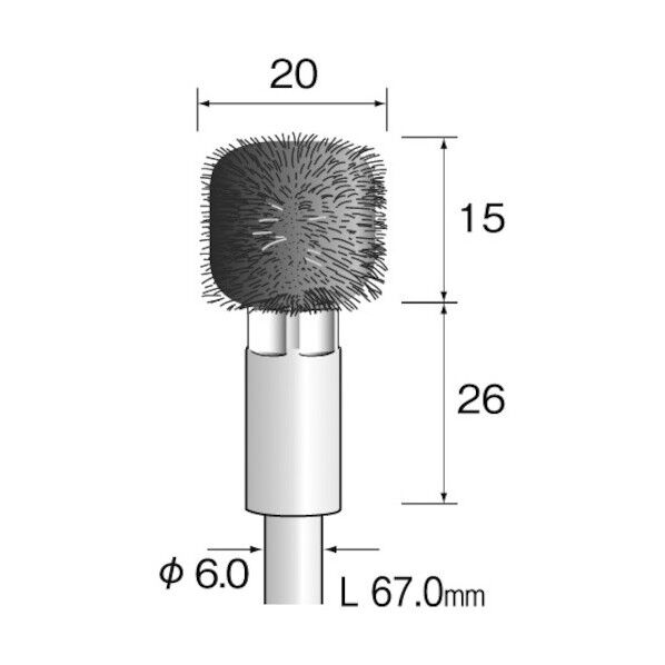 金属ブラシ 異形 スチール
