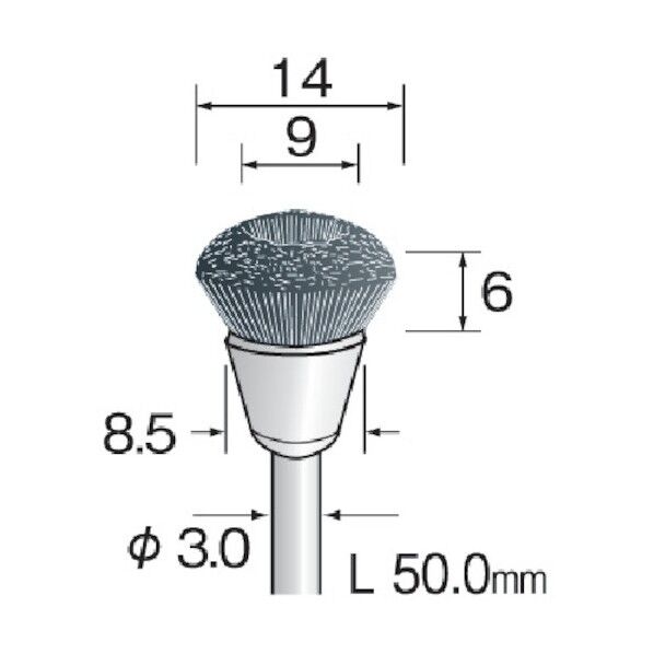 金属ブラシ(カップ型) スチール