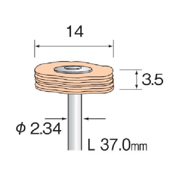 積層バフ コットン