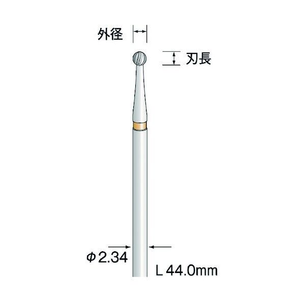 超硬カッター スパイラルカット φ0.3 BC1741 1本