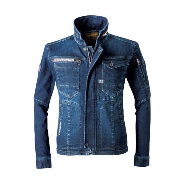 IZ 7260ストレッチ3Dワークジャケット(インディゴブルー)L 189817 1点