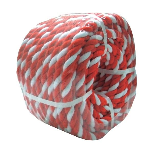 紅白ロープ 梱包用バンド・ひも・テープ 1巻