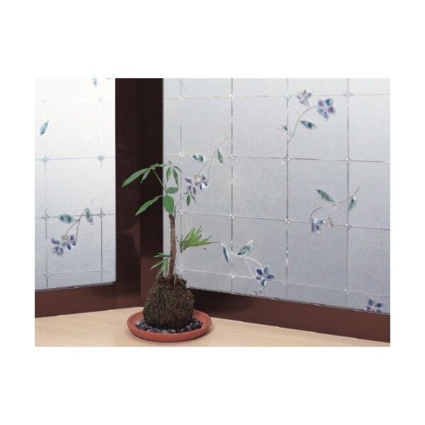 窓飾りシート ブルー 92cm丈×90cm巻 GPL-9260 1