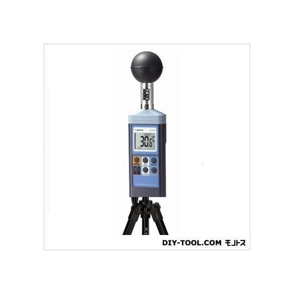 熱中症暑さ指数計(8312-00)+三脚付 本体W71XH275XD30mm、黒球φ60mm 9100-50 1個