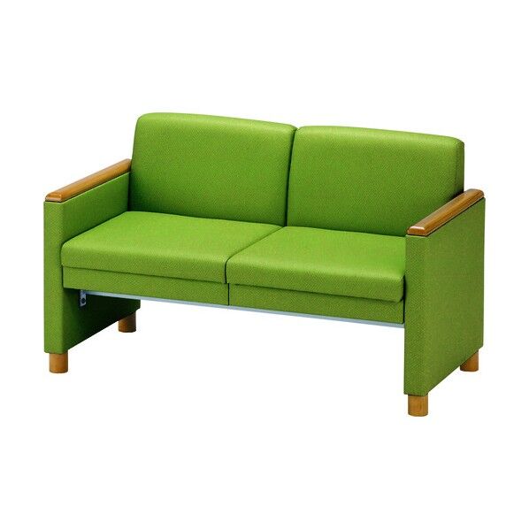 ロビーチェア 背付き MWC-520A-LGRUO 1点