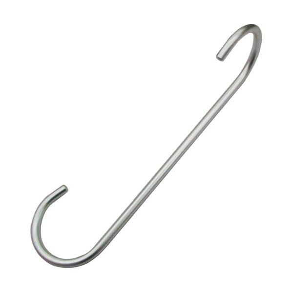 アルミハンガーSフックツイスト(マットシルバー) 全長300mm ALHT-300MS 1点