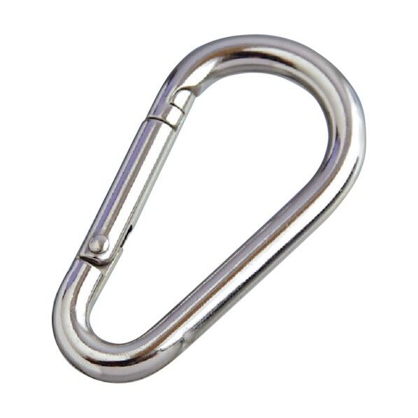 ステンレス ナス型カラビナ(環なし) SUS316 線径8mm NK-8A 316 1点