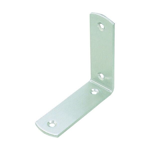 ステンレス コーナー金具 丸 ヘアーライン 長さ75mm A-1760 1点