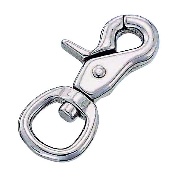 ステンレス トリガースナップ 長さ60mm B-123 1点