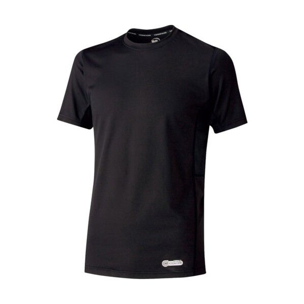 ミドリ安全 ベルデクセル 男女共用 半袖クールコアTシャツ VEC19上 ブラック S VEC19-UE-S 1