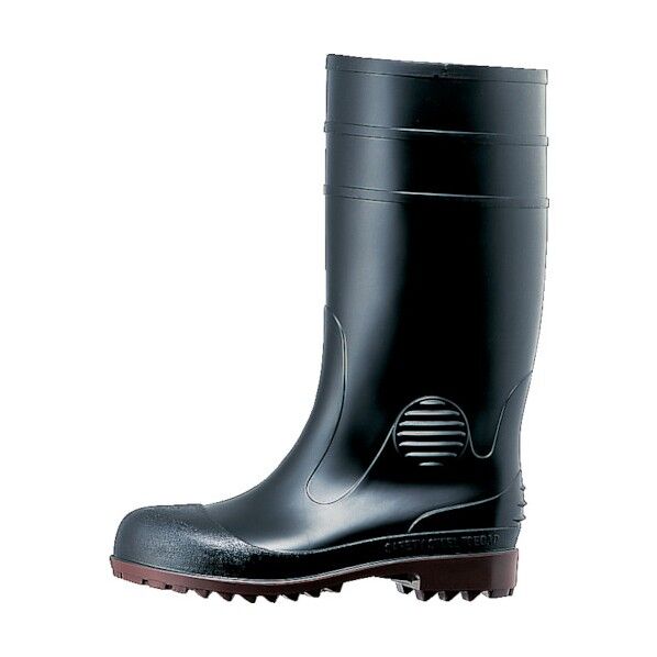 耐油・耐薬安全長靴W1000ブラックス-パー26.5cm W1000SUPER-BK-26.5 1