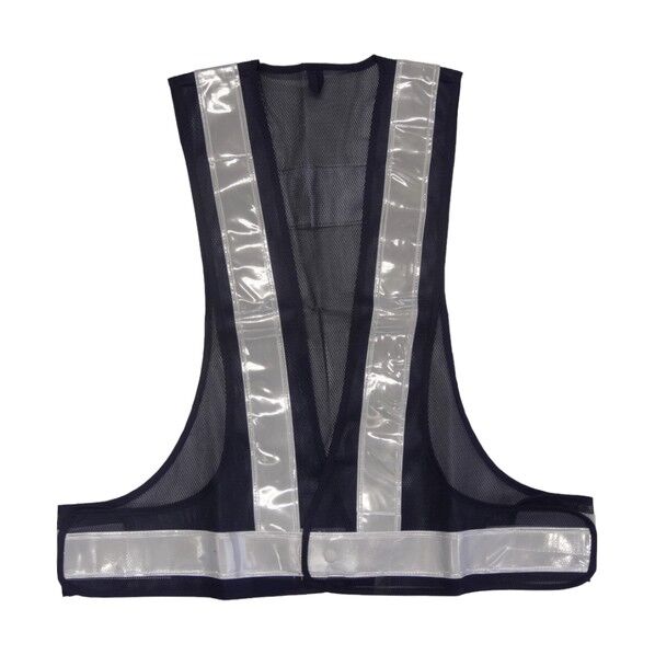 安全ベスト 紺/白 フリーサイズ 5917502 1枚