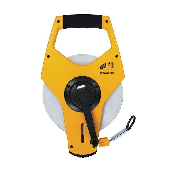 ラク巻 快段目盛 黒×黄色 50m GFM-50KD 1