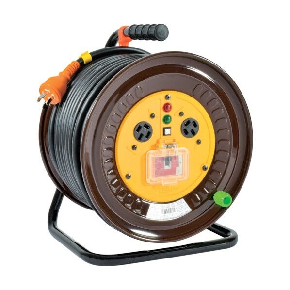 電工ドラム一般型 三相200V 4芯 アース付 50m 14.3KG NDN-EC350-20A