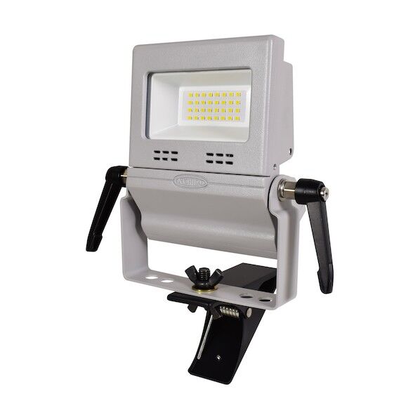 フラットライト10W 作業用 クリップセット LEN-FH10C-SL-50K 1台