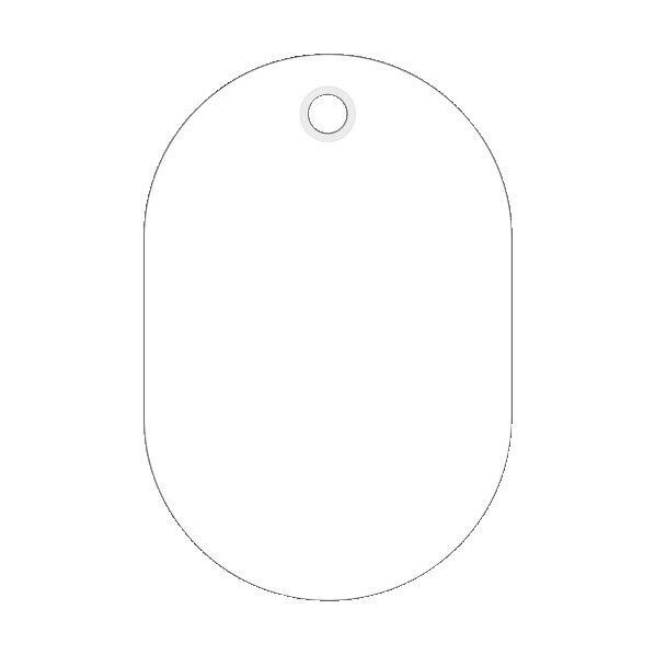 カラー小判札(無地)