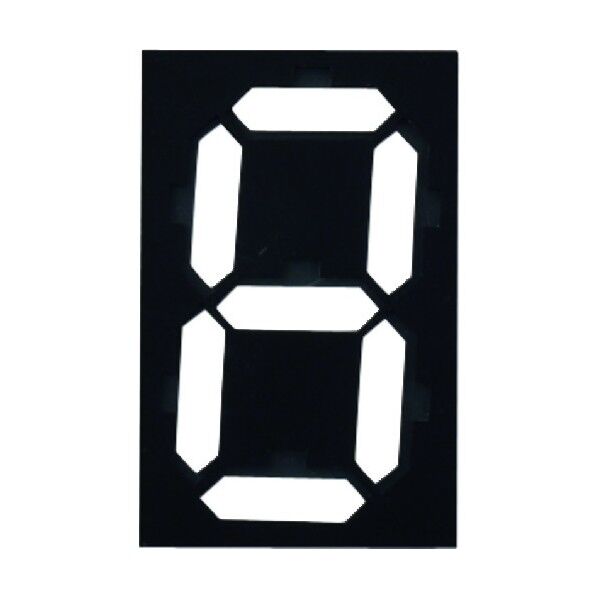 デジタル型数字表示板(マグマック)マグネット切替式 マグマック(小) 110×70mm 229003 1個